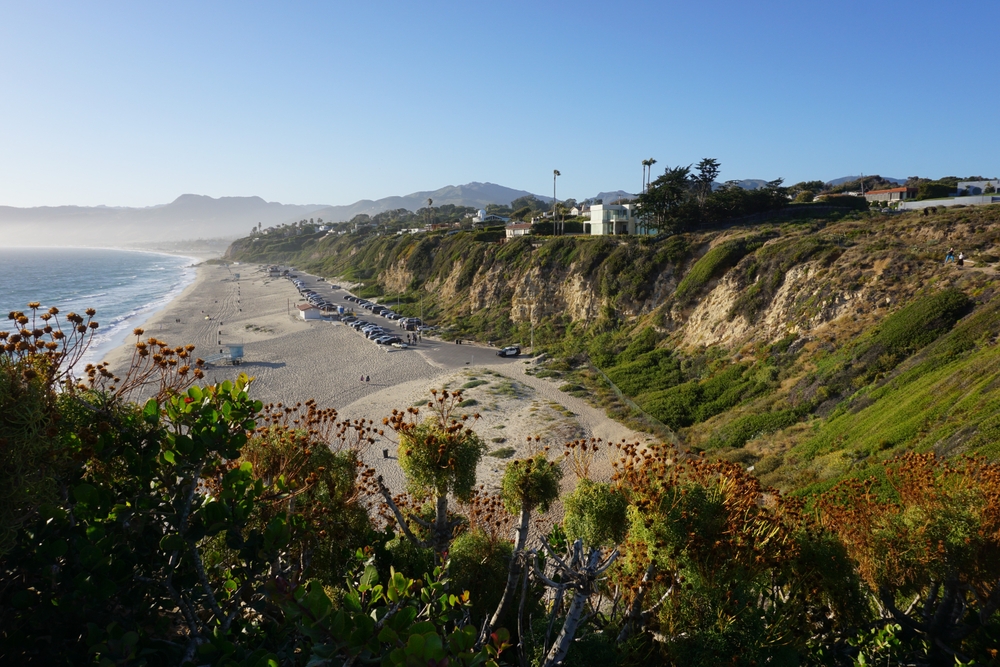 Beautiful,Zuma,Beach,Seen,From,Point,Dume,With,Its,Pretty