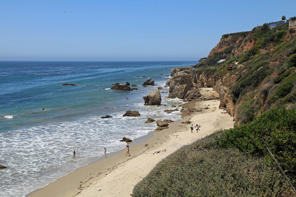 Beautiful,And,Romantic,Beach,In,Malibu,,Southern,California