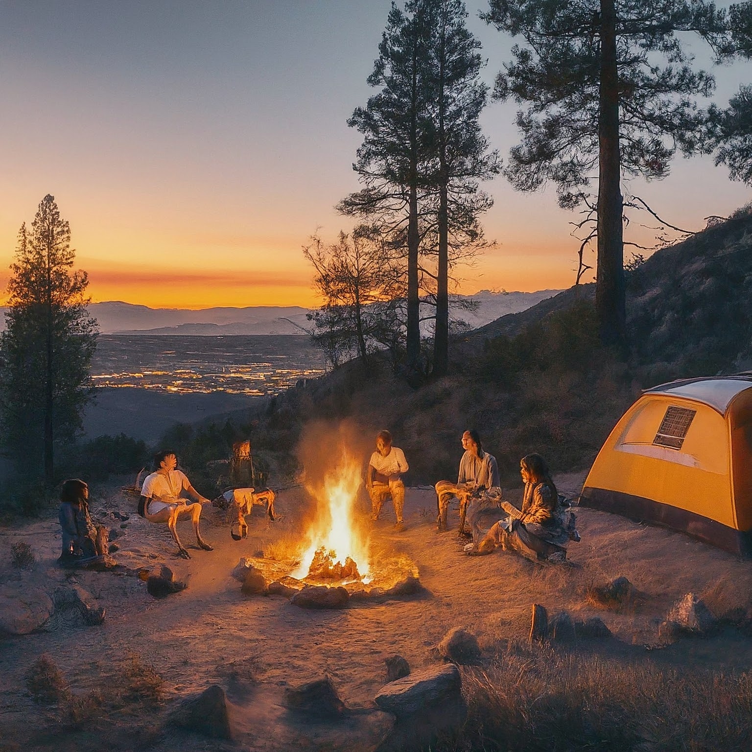 Los,Angeles,Camping